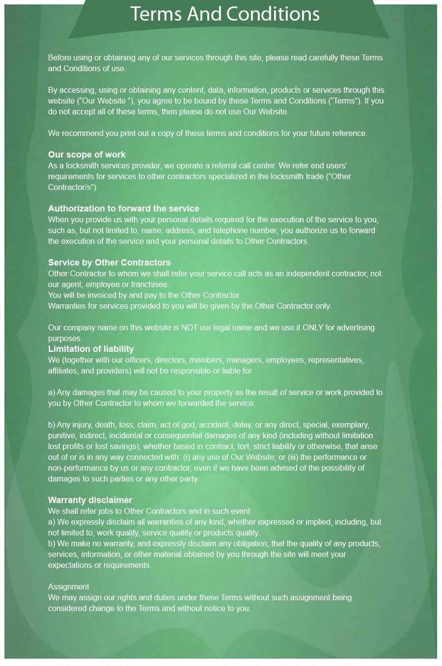 Baldwin Locksmith Store Keller, TX 817-592-5270 - terms-and-condition-68-16mod